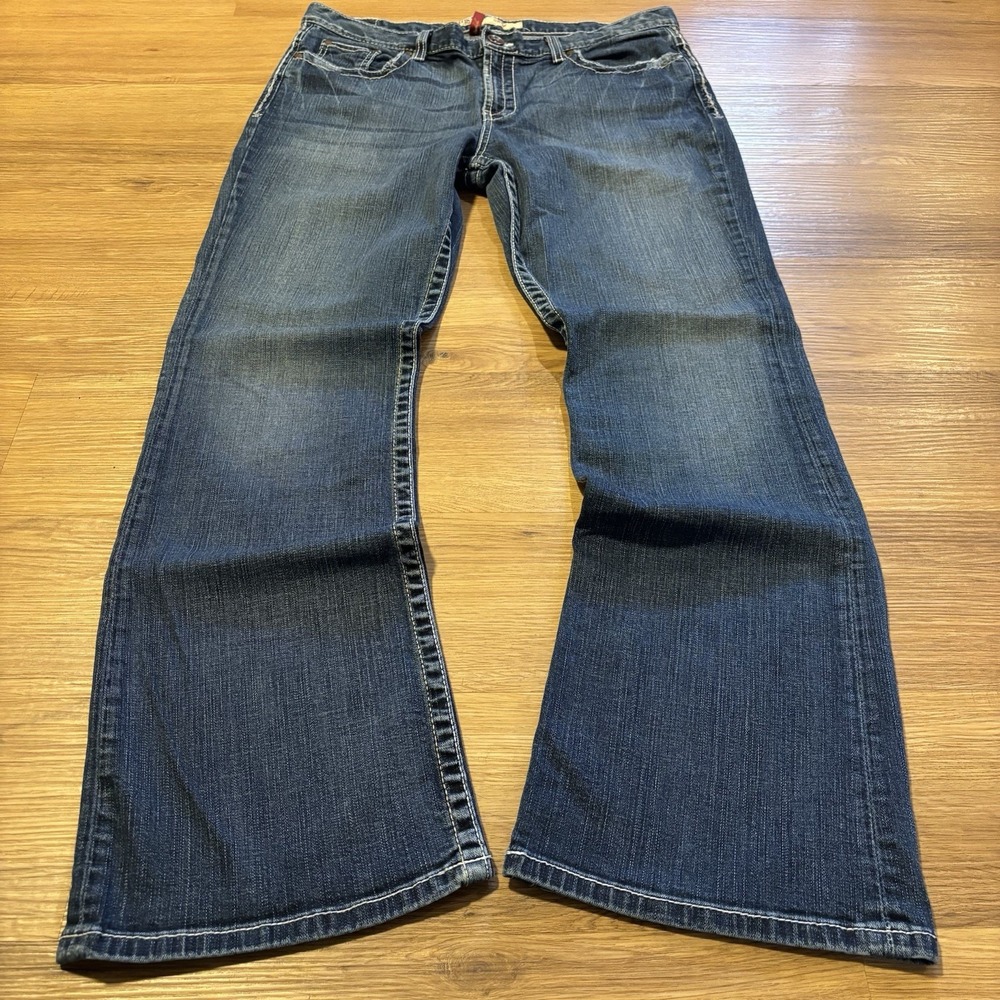 BKE Buckle Drew Jeans Womens *32x31 Blue Denim Bootcut Distressed Cowgirl Y2K